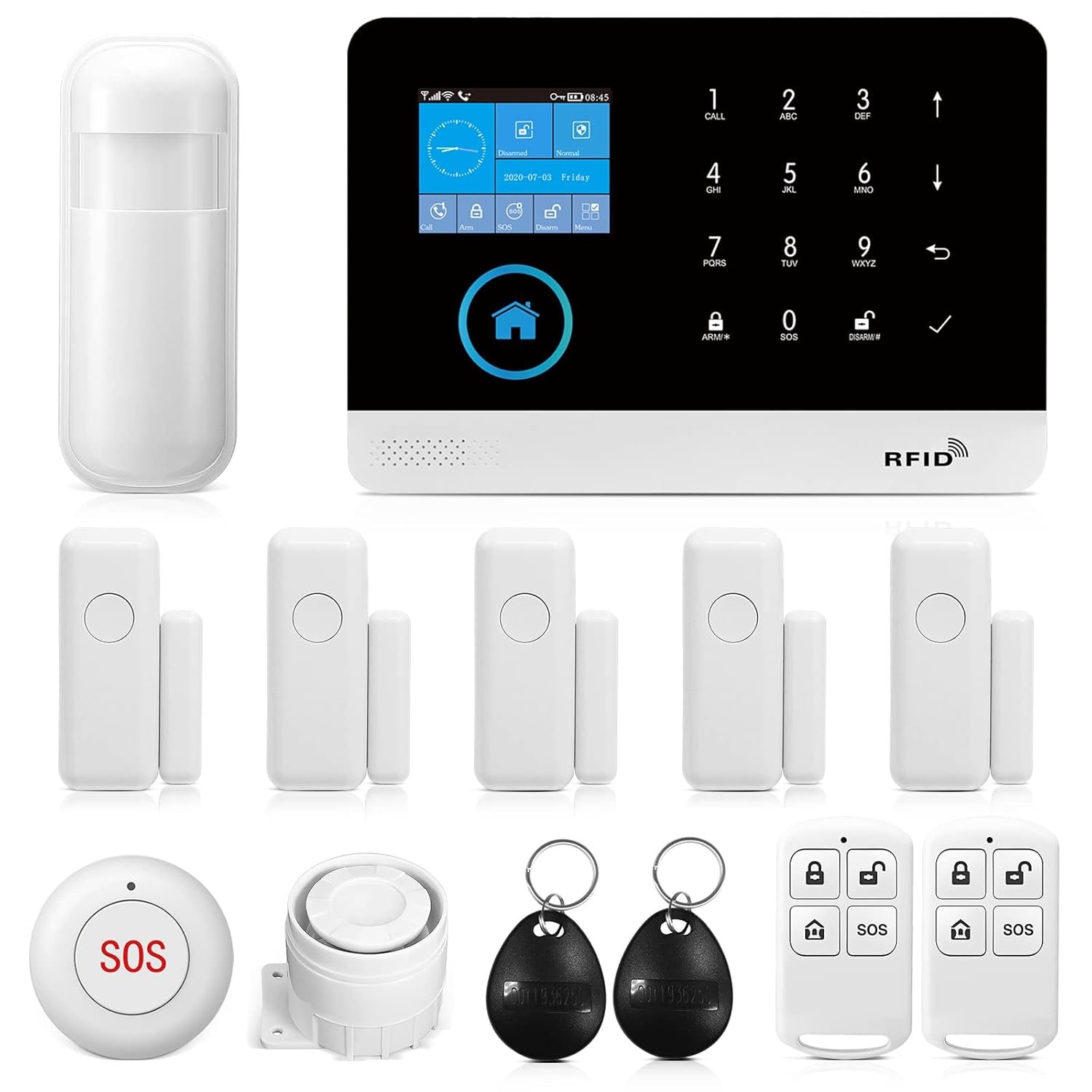 Wireless WiFi Smart Home Alarm System