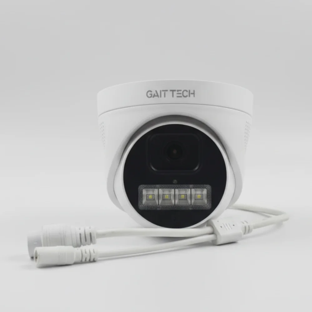 GaitTech 8MP IP Color Night and Audio Dome Camera