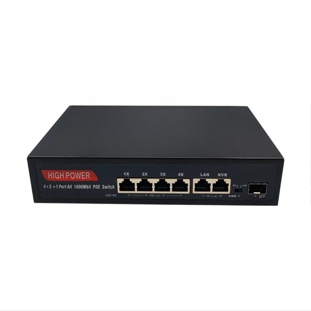 GAIT TECH 4 CH POE SWITCH 10\100 GT-POE 4104-M2