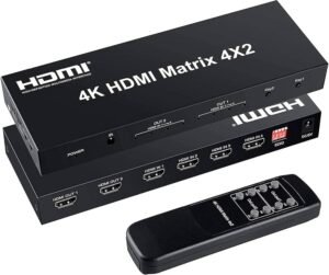 HDMI MATRIX SWITCH 4X2 ( SWITCH & SPILITTER )